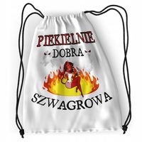 Plecak Dla Szwagrowej Sportowy Szkolny Worek Torba Z Nadrukiem Ze Zdjęciem