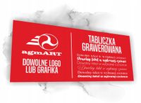 Spersonalizowana Tabliczka Grawerowana 10x5 cm Z twoim Logo Firmowa