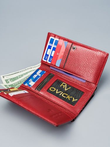 kompaktowy portfel z lakierowanej skóry - lorenti na Arena.pl