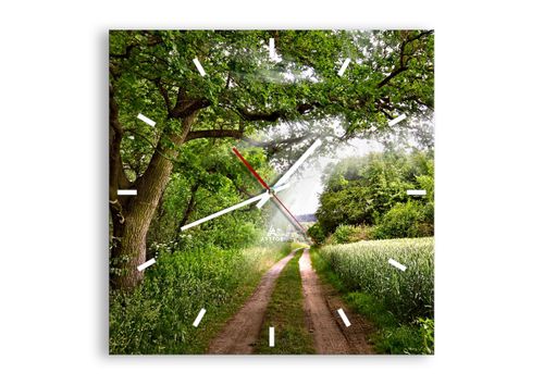 Zegar Ścienny - Las Pole Droga - 40X40 Cm - C3Ac40X40-2637 na Arena.pl