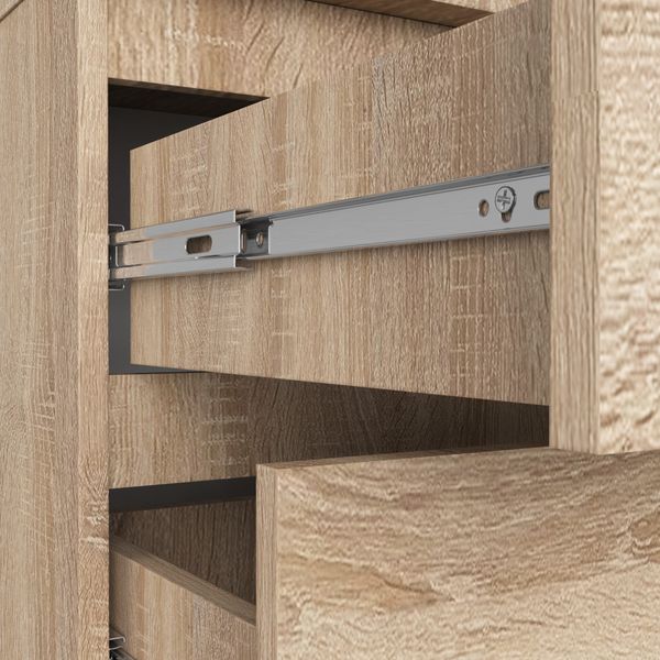 KOMODA K 60 cm 3 SZUFLADY DĄB SONOMA zdjęcie 5