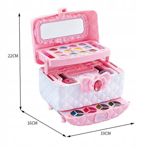 KUFEREK KOSMETYKÓW MAKEUP DLA DZIECI DO MALOWANIA MAKIJAŻU DLA DZIECI XXL na Arena.pl