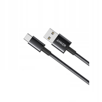 Anker Kabel USB Do USB C 0.9M Czarny Nylonowy Oplot Ładowanie