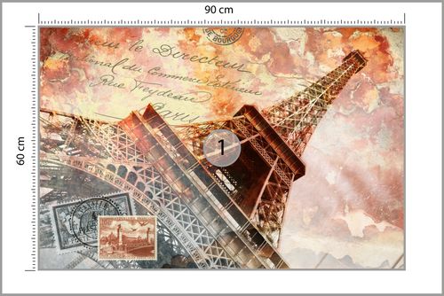 Fototapeta Paryż Wieża Eiffla Flizelina 450x300 na Arena.pl