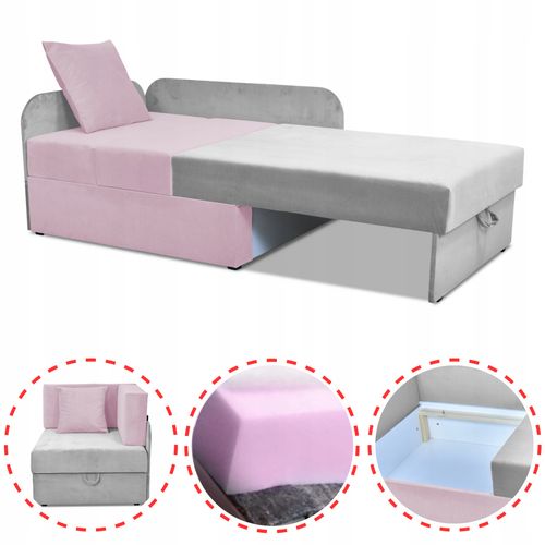 Narożnik dziecięcy Denis Duo rozkładany pojemnik łóżko dzieci materac kubuś na Arena.pl