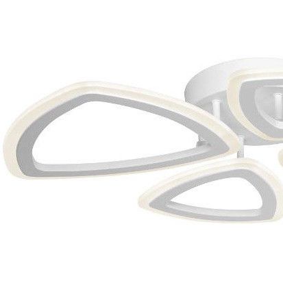 Plafon 4-punktowy W7114-2+2 WT LED 88W metalowe trójkąty białe zdjęcie 2