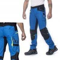 ELASTYCZNE spodnie robocze męskie WZMOCNIONE wygodne wytrzymałe 4XSTRETCH