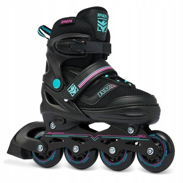 Rolki Regulowane RAVEN Drill Mint/Pink 38-42 zdjęcie 1