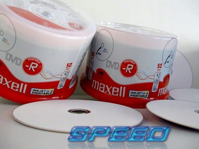 Płyty MAXELL DVD-R do nadruku BIAŁE printable 100 zdjęcie 9