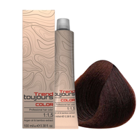 TREND TOUJOURS Farba do włosów - Jasny Mahoniowo Złocisty Brąz 5.53 - 100ml