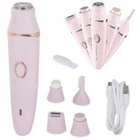 DEPILATOR DO CIAŁA I TWARZY SZCZOTKA DO TWARZY 5w1