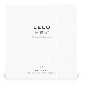 lelo hex original prezerwatywy 36 szt. ultracienkie heksagonalne