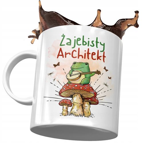 Kubek Dla Architekta Żajebisty Architekt Prezent Z Nadrukiem Ze Zdjęciem na Arena.pl