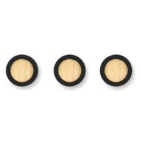 Wieszak HUB 3 czarny / naturalny