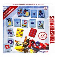 ZESTAW MAGNESÓW TRANSFORMERS DLA DZIECI DO NAUKI
