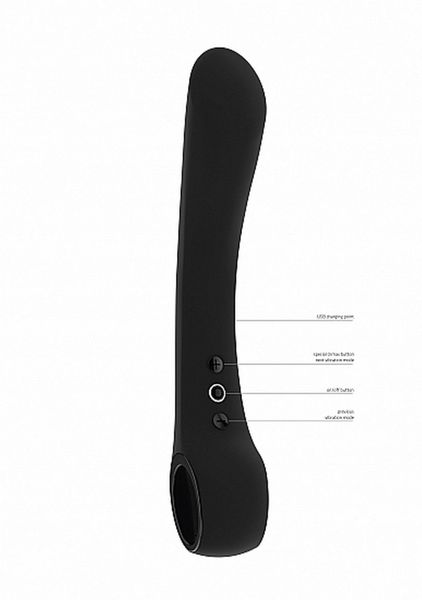 Ombra - Bendable Vibrator Punkt G - Black zdjęcie 8