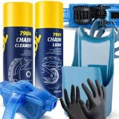 SMAR DO ŁAŃCUCHA MOTOCYKLOWEGO ROWEROWEGO ZĘBATEK MANNOL CHAIN LUBE 200ML