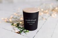 ŚWIECA SOJOWA AROMMA - SZAŁWIA I PACZULA 300 ML Z WIECZKIEM I USZCZELK