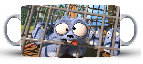 Kubek ceramiczny Grizzy i Lemingi na Arena.pl