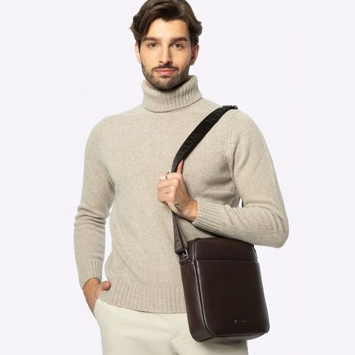 WITTCHEN męska listonoszka z ekoskóry brązowa na Arena.pl