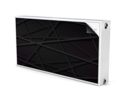 MASKOWNICA Magnetyczna Na Kaloryfer Czarna Abstrakcja 110cm x 60cm na Arena.pl