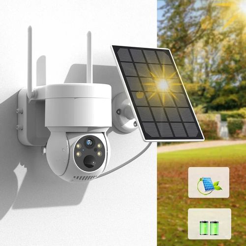 KAMERA SOLARNA ZEWNĘTRZNA OBROTOWA IP WIFI 4MPX FULL HD+ DO MONITORINGU na Arena.pl