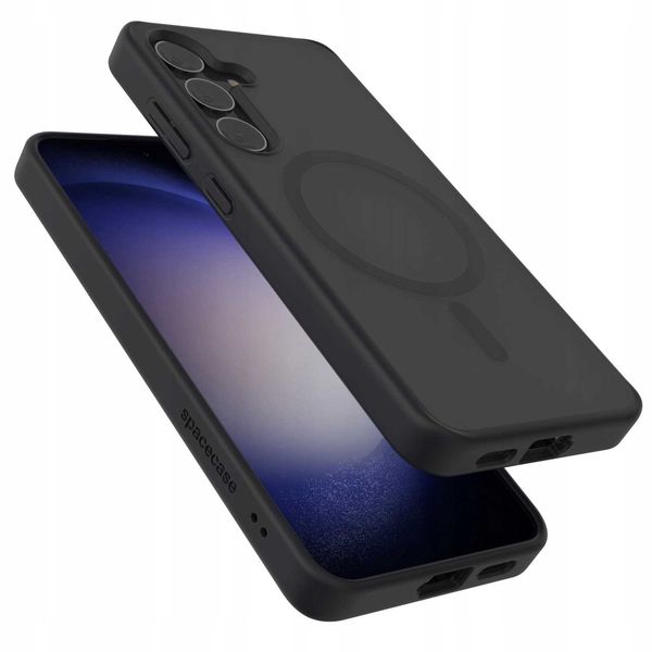 Spacecase Hybrid Mag Galaxy S24 Black zdjęcie 4