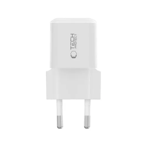 ładowarka sieciowa tech-protect ncm25 usb-c pd 25w - biała na Arena.pl