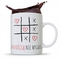 Kubek Śmieszny Zabawny Z Miłością Nie Wygrasz Z Nadrukiem Ze Zdjęciem