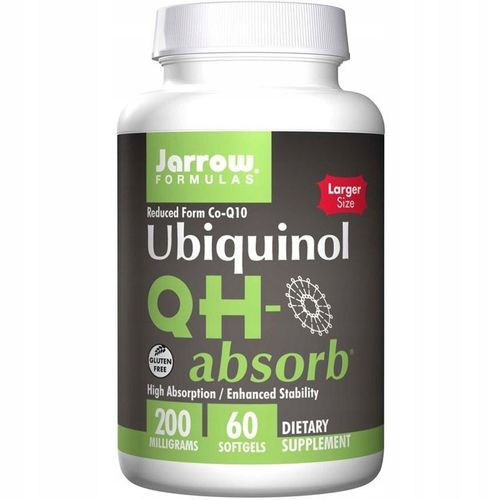 Jarrow Formulas Ubiquinol QH-absorb 200mg 60 kaps na Arena.pl