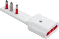 ADAPTER ULTRAPT WTYCZKA 16A 2P+T/10/16A 2P+T BIAŁY SERIA EMILIA FLAT