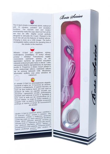 vibrator g spot 10 functions usb pink na Arena.pl
