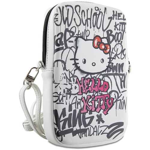 hello kitty torebka hkpbpdgphebiały/white graffiti kitty head na Arena.pl