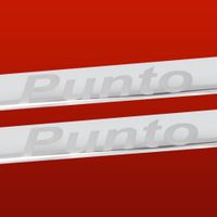 Listwa progowa FIAT PUNTO MK2 Stal nierdzewna 304 połysk 2szt