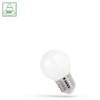 LED KULKA E-27 230V 1W COG WW MILKY SPECTRUM