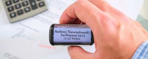 PIECZĄTKA FIRMOWA do 6 linii - IMPRINT 12 - TRODAT 8912 - LEKARSKA BIUROWA na Arena.pl