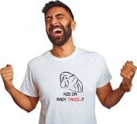 Koszulka z nadrukiem napis NIE DA RADY TANIEJ
