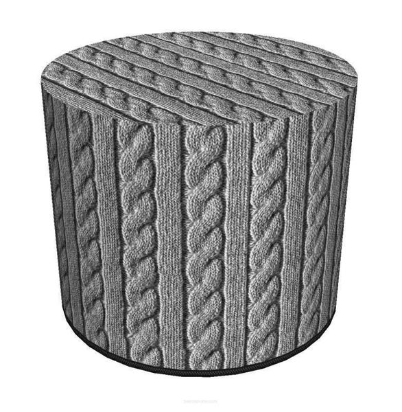 Pufa dekoracyjna Jersey zdjęcie 1