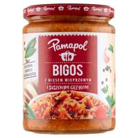 Pamapol Bigos z mięsem wieprzowym i suszonymi grzybami 500 g