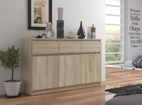 KOMODA K140 3D 3SZ CLP PK DĄB SONOMA na Arena.pl