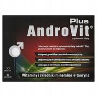 AndroVit Plus witaminy i minerały dla mężczyzn na energię odporność 30 kaps