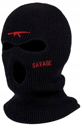 Czarna Kominiarka Ak Maska Otwory Ciepła Na Motor na Arena.pl