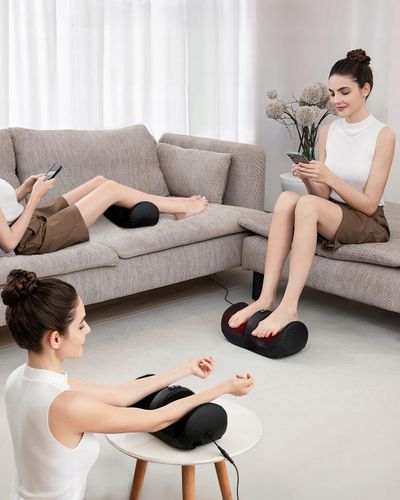 Masażer Do Stóp I Łydek Przedramiona Shiatsu Podgrzewaniem Elektryczny Rolk na Arena.pl