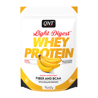 QNT - Light Digest Whey Protein - 500 g bananowy