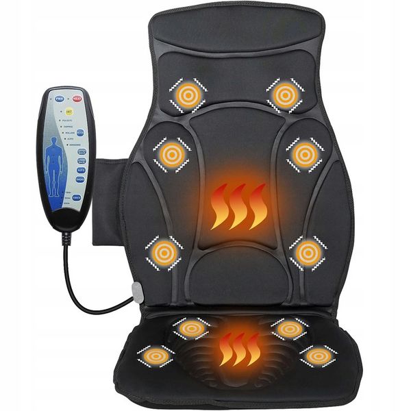 Mata masująca masażer wibracyjny do pleców ciała karku kręgosłupa szyi zdjęcie 14