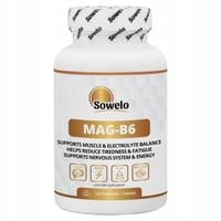 Magnez + Witamina B6 120 Tab – Skurcze, Stres, Zmęczenie – Magnesium Sowelo