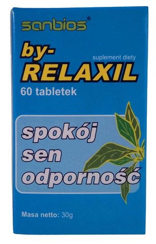 BY-RELAXIL  60 tabletek  Spokojne nerwy Zdrowy sen Relaks na Arena.pl