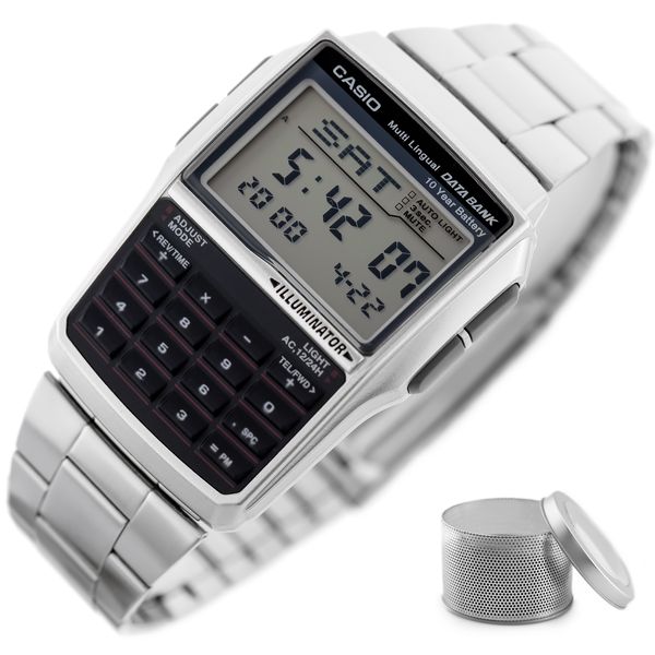 ZEGAREK MĘSKI CASIO VINTAGE DATABANK DBC-32D-1ADF (zd162b) + BOX zdjęcie 8