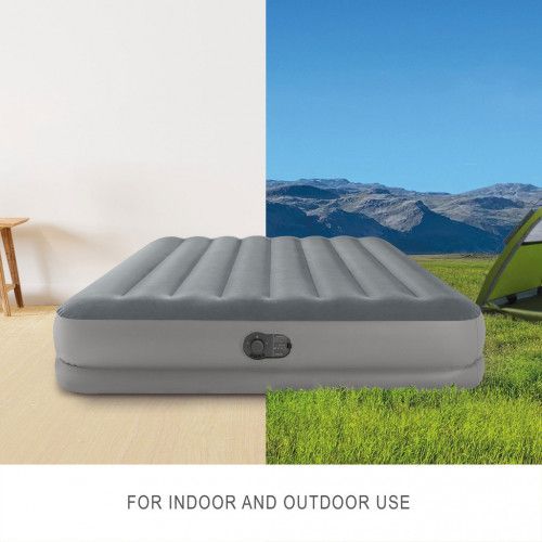 MATERAC DMUCHANY INTEX WELUROWY FIBER-TECH 272KG Z POMPKĄ na Arena.pl