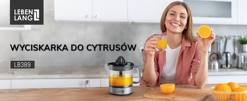 Elektryczna wyciskarka do cytrusów LEBENLANG 700ml 2 kierunki BPA-free na Arena.pl